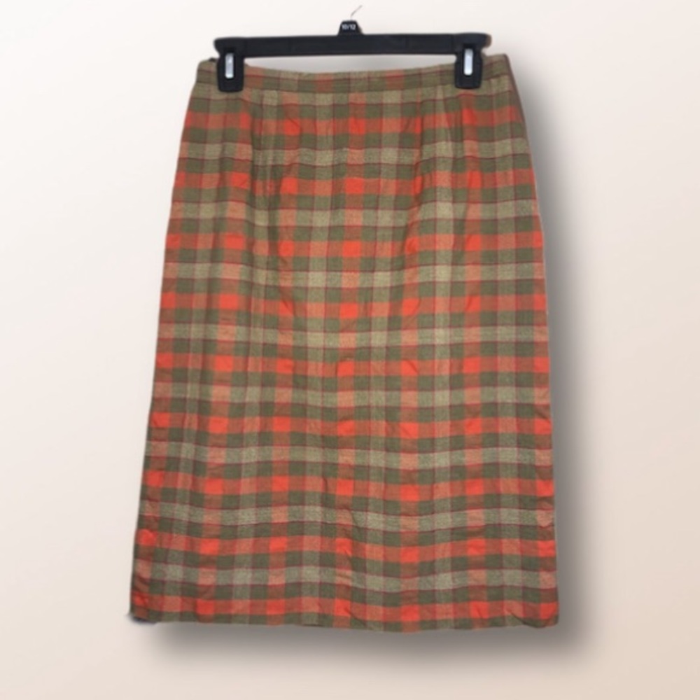 1960’s Lined Plaid Skirt